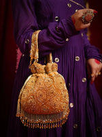 Aabha Gold Potli Bag
