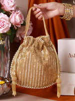 Ahaana Gold Potli Bag