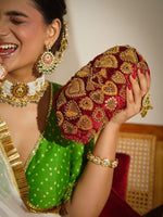Dilruba Maroon Batua Bag