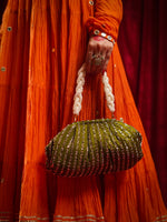 Harita Green Batua Bag