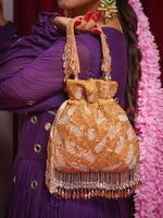 Kanakmayi Golden Potli Bag