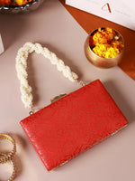 Kashvi Red Clutch