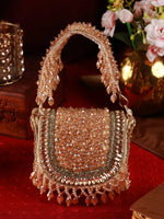 Kirat Golden Clutch Bag