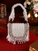 Kirat Silver Clutch Bag