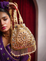 Roshni Gold Potli Bag