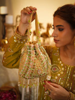 Prakriti Golden Potli Bag