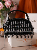 Raahat Black Clutch Bag