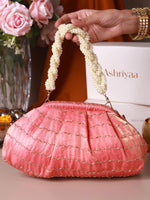 Saumyaa Pink Batua Bag