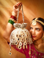 Sheesha Silver Potli Bag