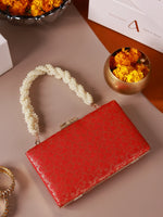 Sinduri Red Clutch