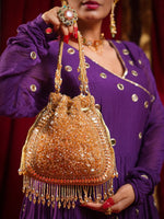 Tarini Golden Potli Bag