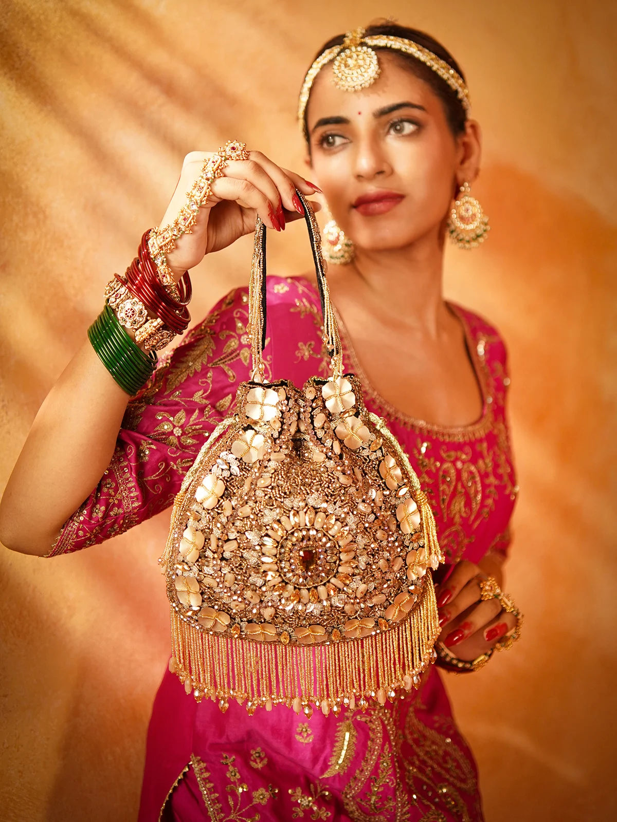 Aarohi Black Potli Bag