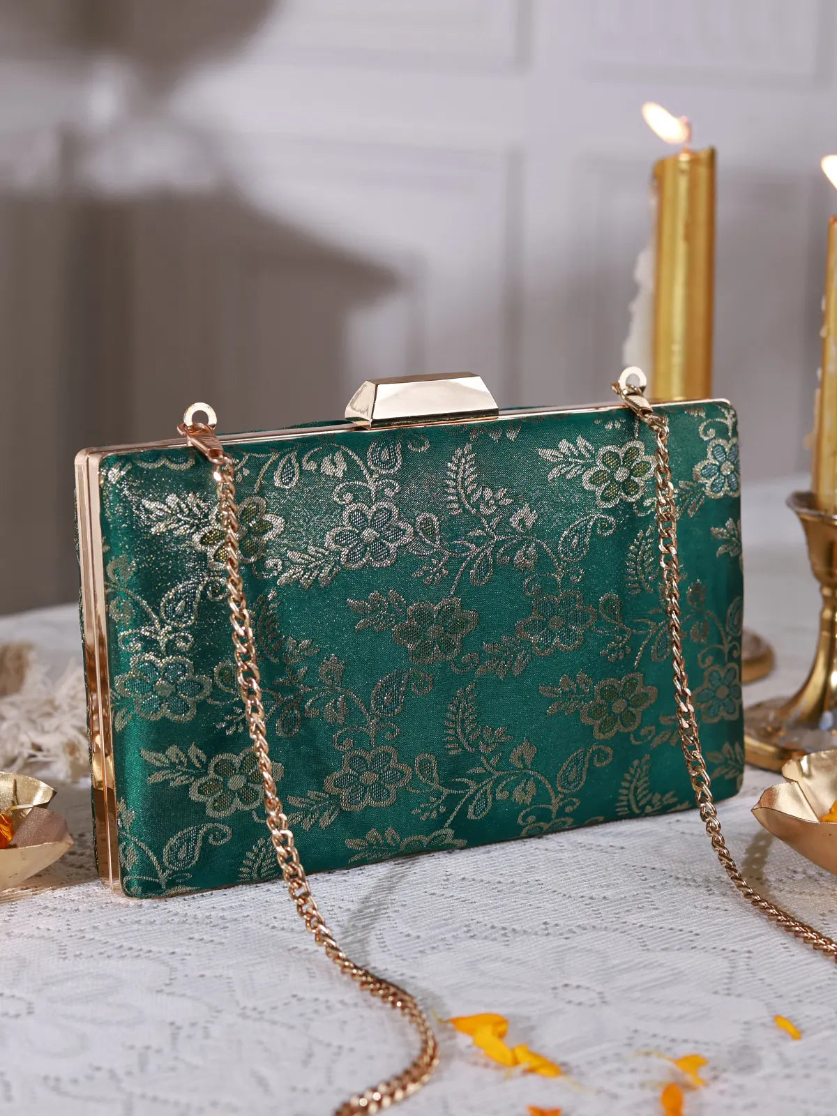 Harini Green Clutch
