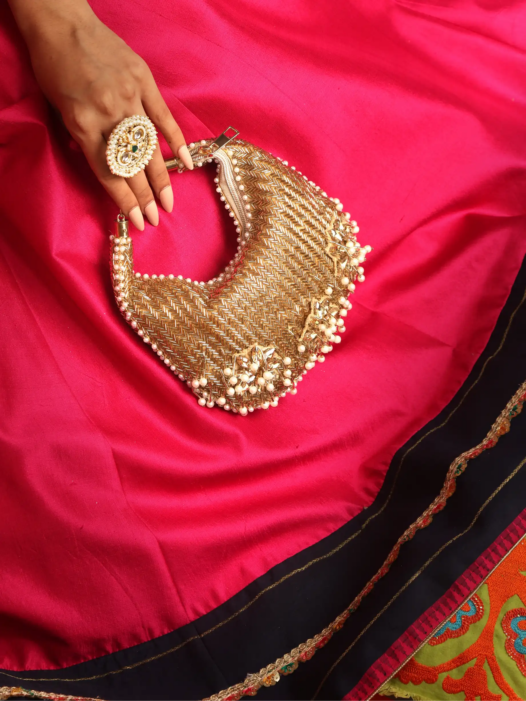 Kanmani Handcrafted Clutch