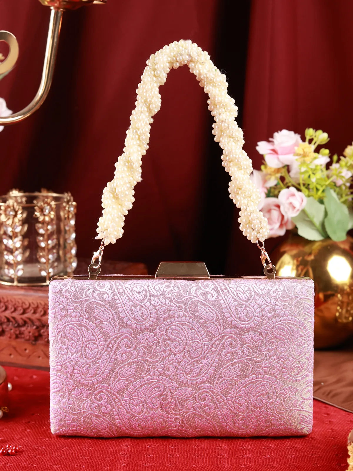 Mridula Lavender Clutch