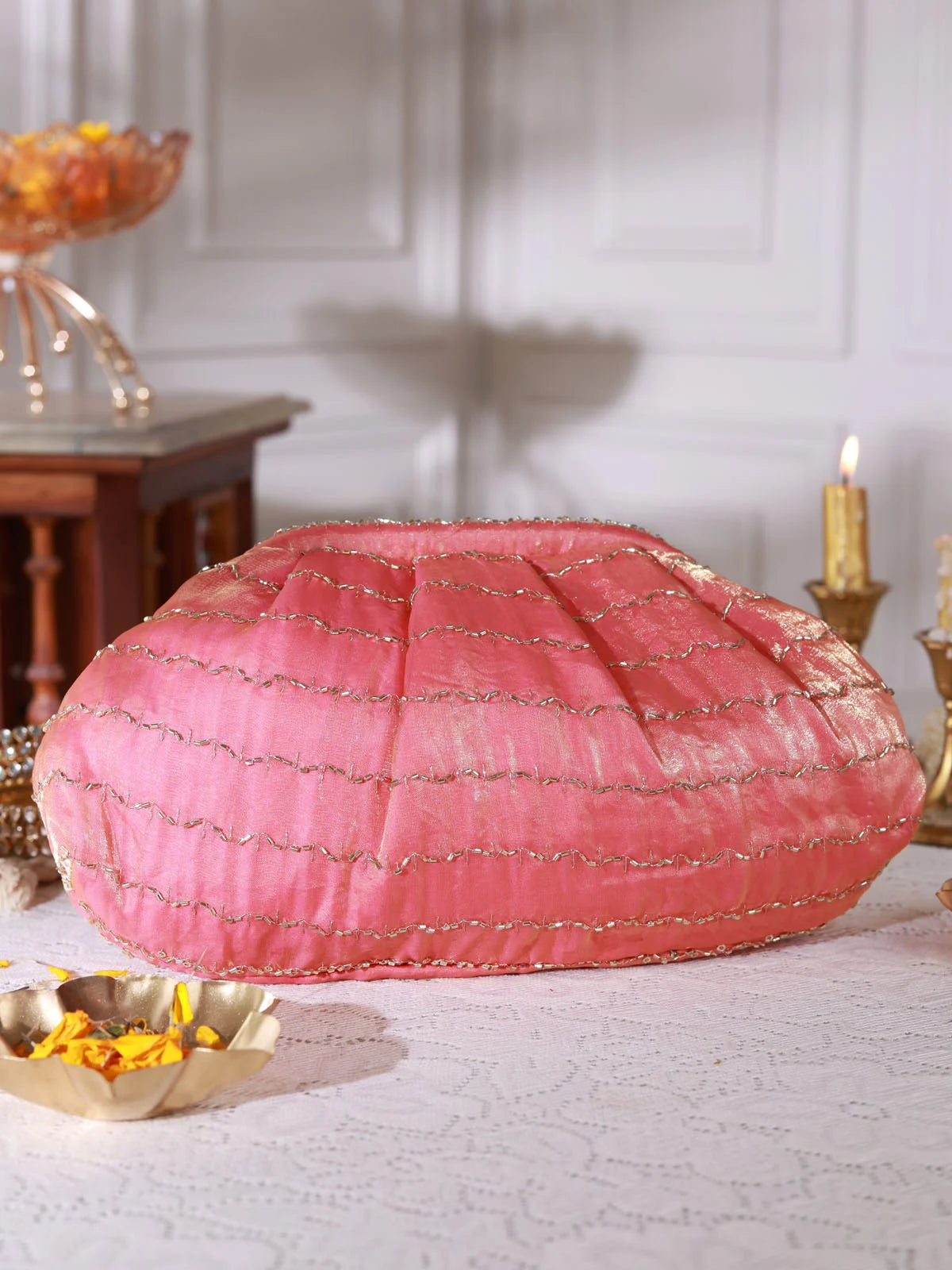Saumyaa Pink Batua Bag