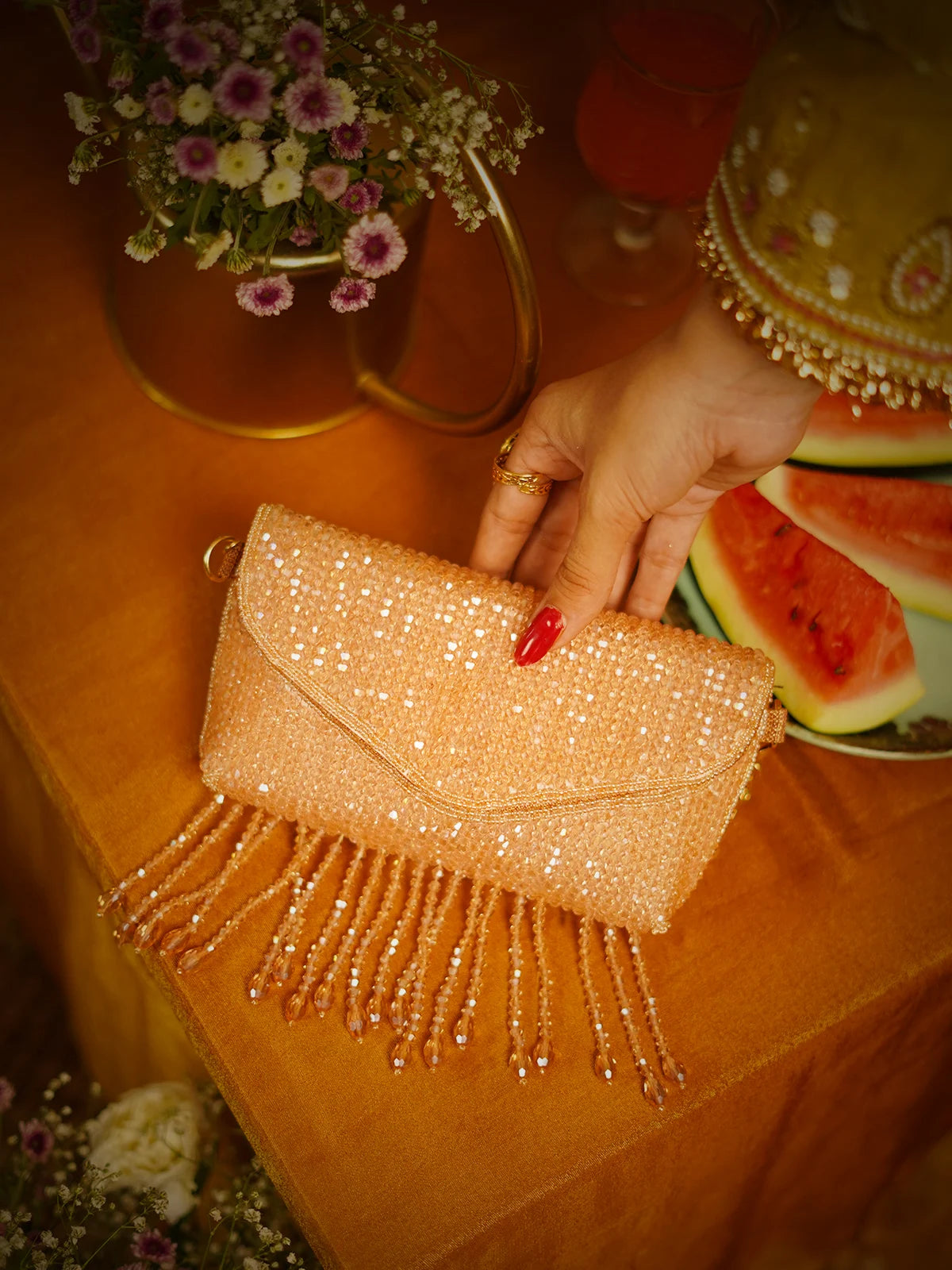 Sifat Peach Clutch
