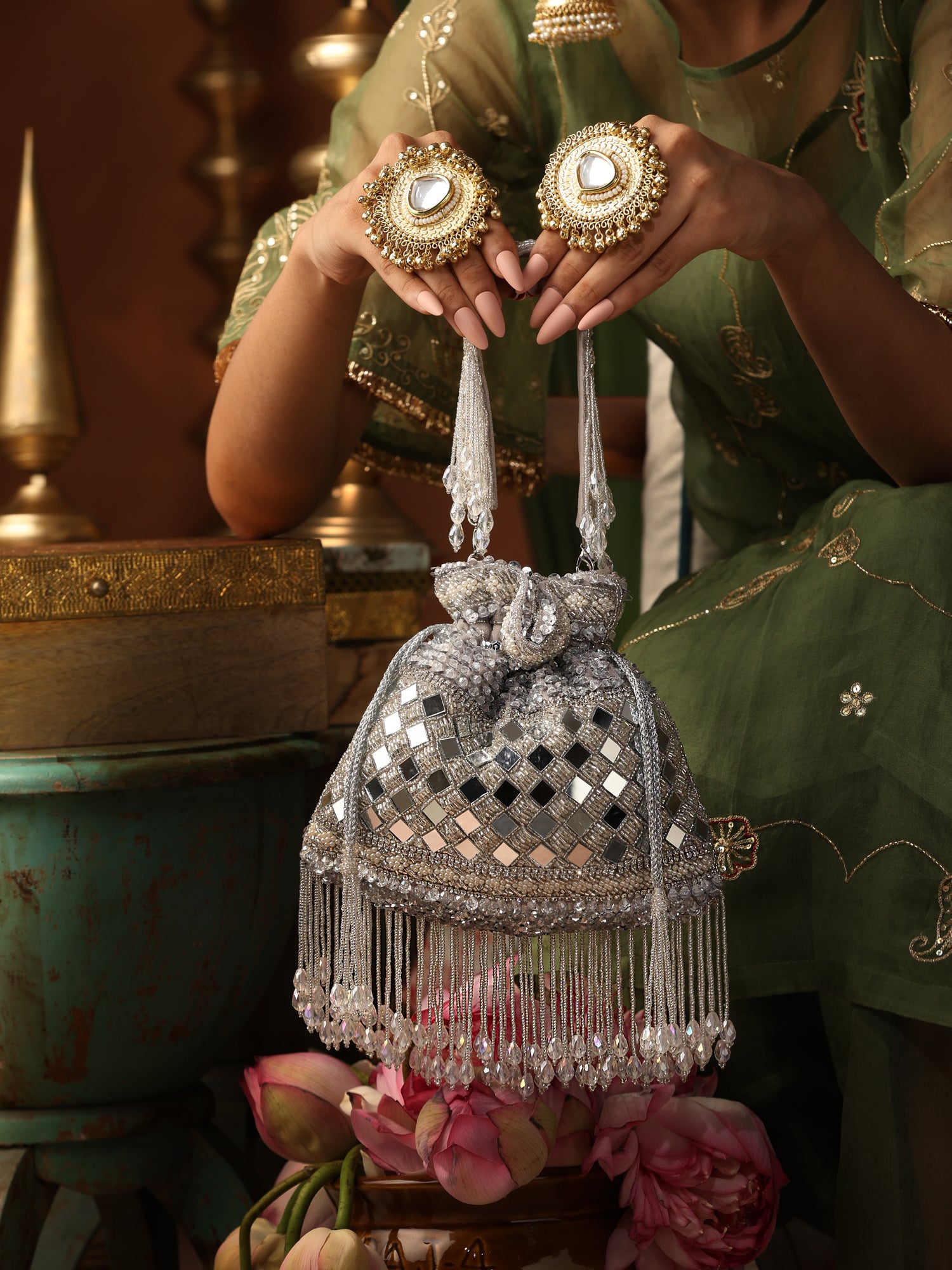 Zareenah Designer Clutch for Wedding & Festive Wear