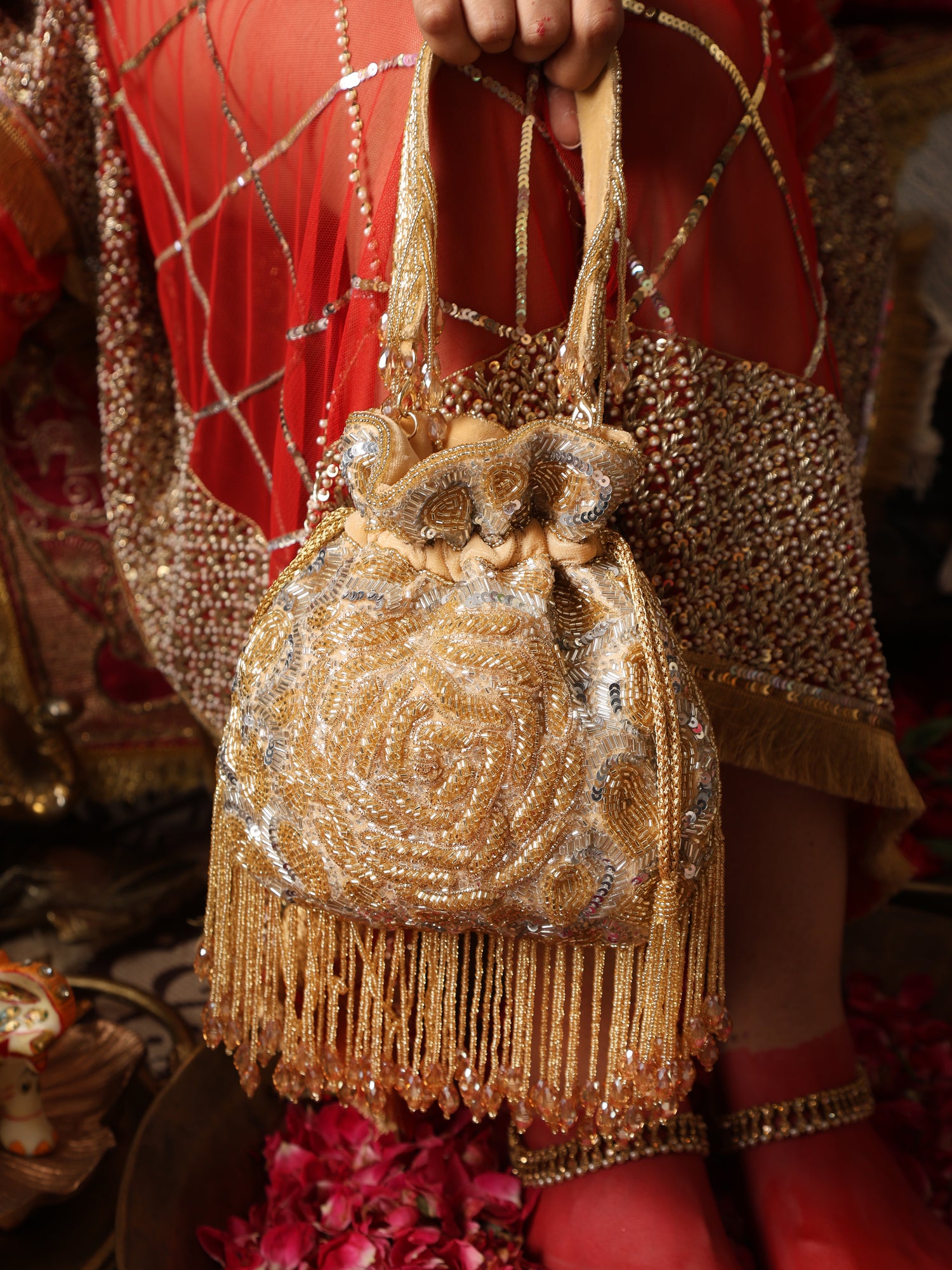 Zaria Designer Clutch for Wedding & Festive Wear